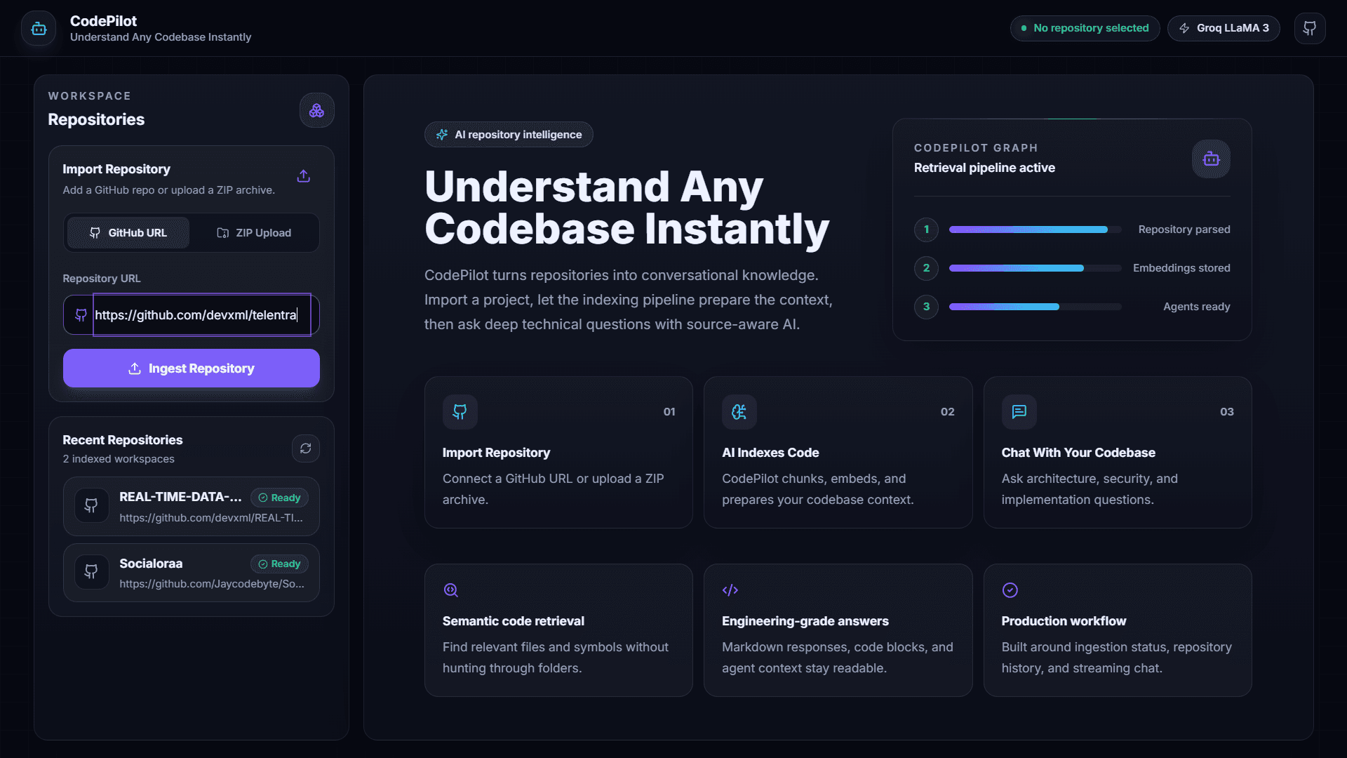 CodePilot project screenshot